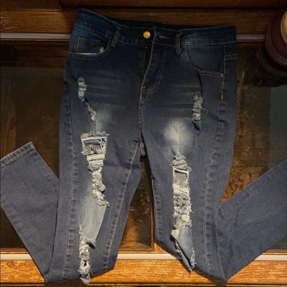 Size medium ripped jeans
